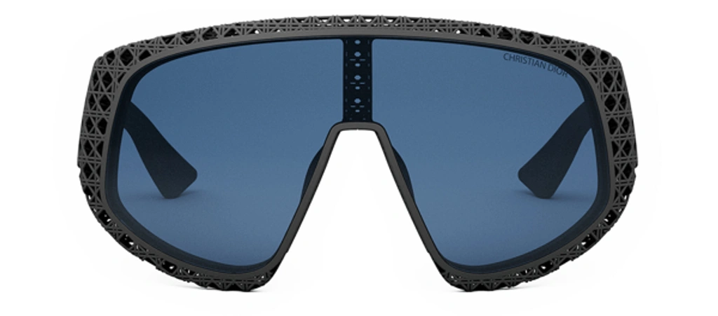 Dior 3d M1u 11b0 Dm40126u 02v Shield Sunglasses In Matte 