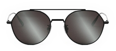 Shop Dior Blacksuit R6u H4a4 Dm40112u 12c Round Sunglasses