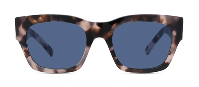 Shop Givenchy Gv 40072 I 55v Square Sunglasses In Blue