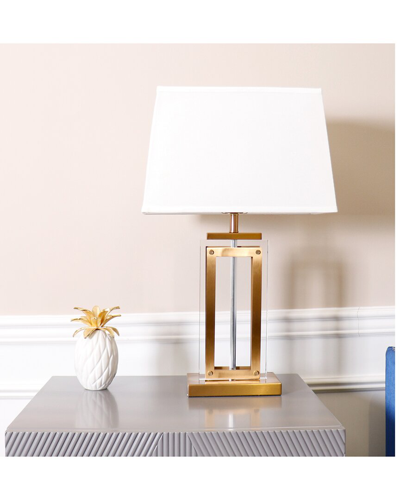 Shop Pasargad Home Astoria Collection Modern Body Table Lamp In Clear