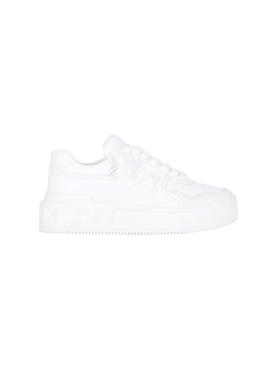 Shop Valentino "one Stud Xl" Sneakers In White