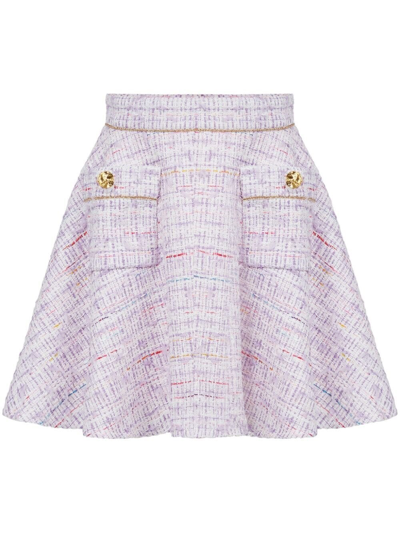 Shop Nina Ricci A Line Skirt In Pink