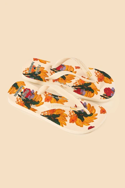 Farm Rio Active Banana Nest Havaianas Sandals In Banana Nest