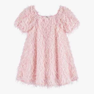 Shop The Tiny Universe Girls Pale Pink Fluffy Dress