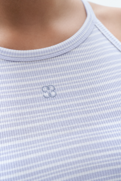 Filippa K Striped Tank In Blue