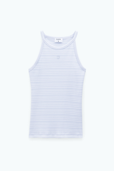 Filippa K Striped Tank In Blue