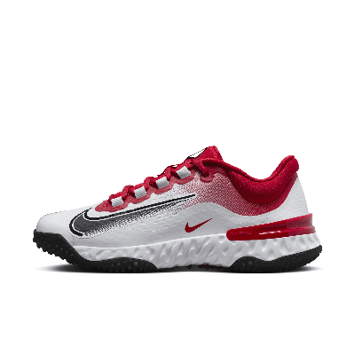 Shop Nike Women's Alpha Huarache Elite 4 Turf Softball Shoes In Red