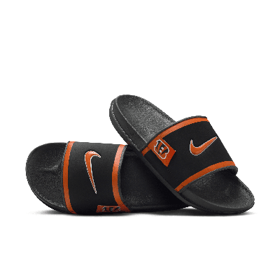 Shop Nike Men's Offcourt (cincinnati Bengals) Offcourt Slides In Black
