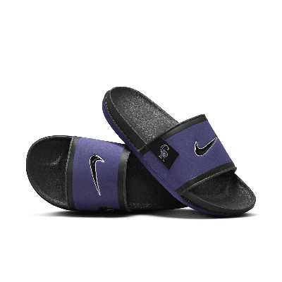 Shop Nike Men's Offcourt (colorado Rockies) Offcourt Slides In Purple