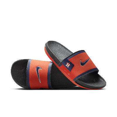 Shop Nike Men's Offcourt (houston Astros) Offcourt Slides In Orange