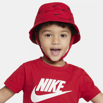 Shop Nike Toddler Bucket Hat In Red