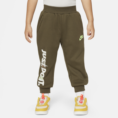 Shop Nike Sportswear Snow Day Fleece Pants Toddler Pants In Green