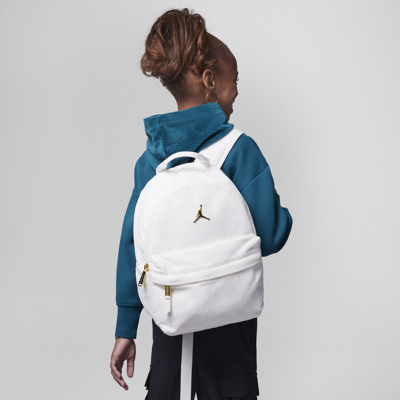 Shop Jordan Mini Backpack Kids Mini Backpack (10l) In White