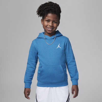 Shop Jordan Mj Essentials Pullover Hoodie Little Kids Hoodie In Blue