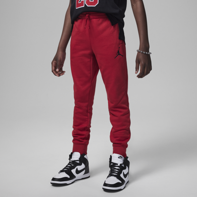 Shop Jordan Sport Crossover Pants Big Kids Dri-fit Pants In Red