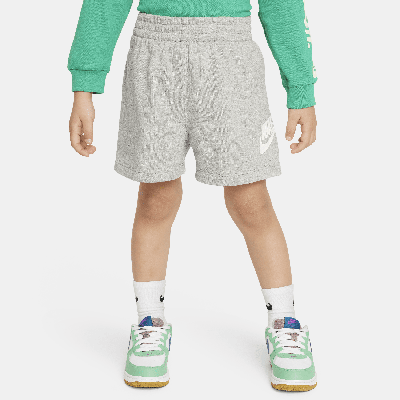 Shop Nike Sportswear Club Toddler French Terry Shorts In Grey