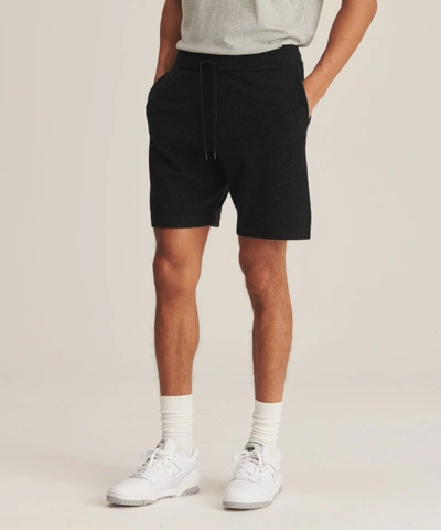 Shop Naadam Signature Cashmere Shorts In Black