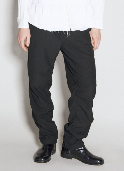 Shop Undercover Ruched Pants In Black