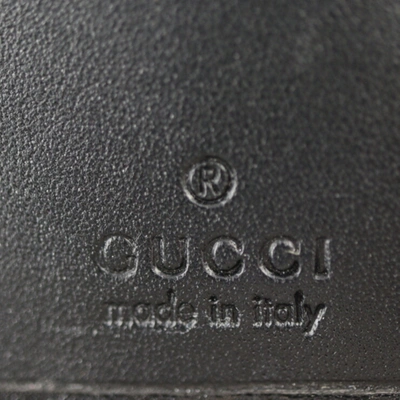 Shop Gucci Black Canvas Wallet  ()