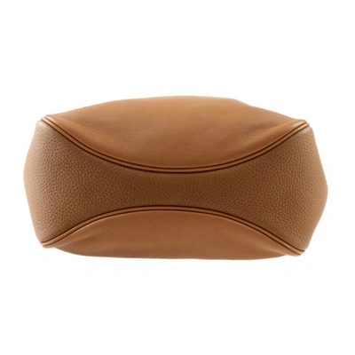 Shop Hermes Hermès Virevolte Brown Leather Shoulder Bag ()