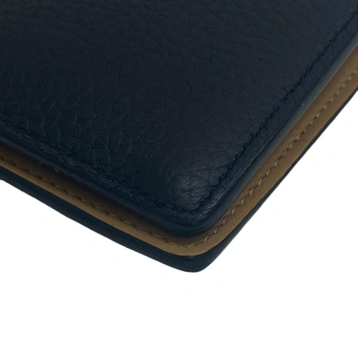Pre-owned Louis Vuitton Portefeuille Black Leather Wallet  ()