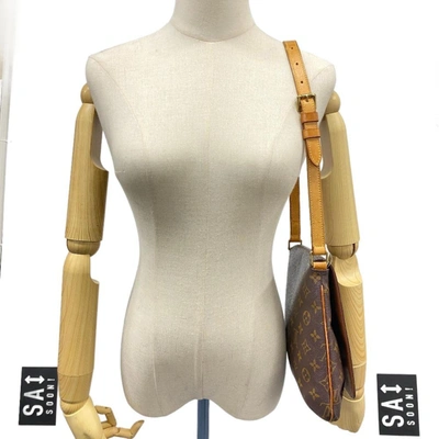 Pre-owned Louis Vuitton Salsa Brown Canvas Shoulder Bag ()
