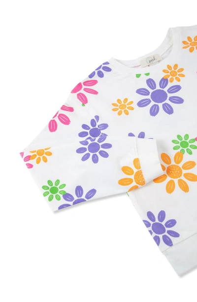 Shop Peek Aren't You Curious Kids' Floral Print Cotton Top & Shorts Set