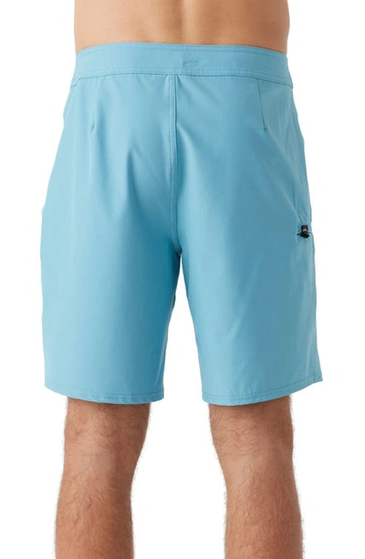 Shop O'neill Hyperfreak Heat Board Shorts In Blue Fade