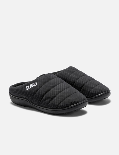 Shop And Wander Subu ×  Reflective Rip Permanent Sandal In Black