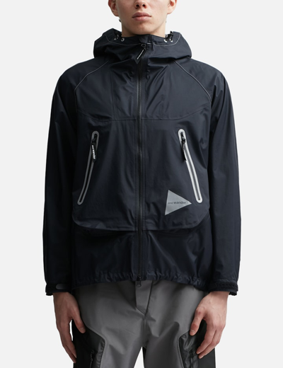 Shop And Wander Loose Fitting Rain Jacket In Blue