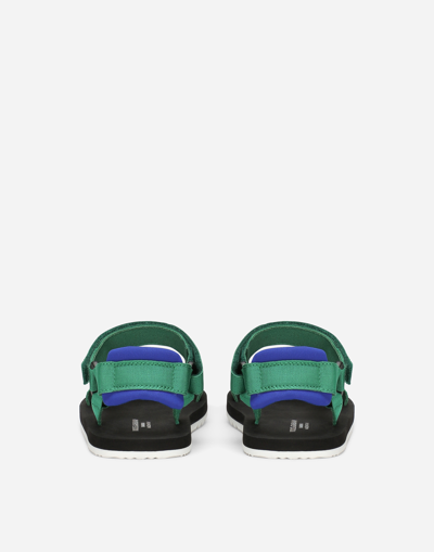 Dolce & Gabbana Gros-grain Sandals In Multicolor