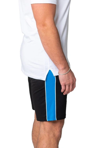 Maceoo On Track Shorts In Black