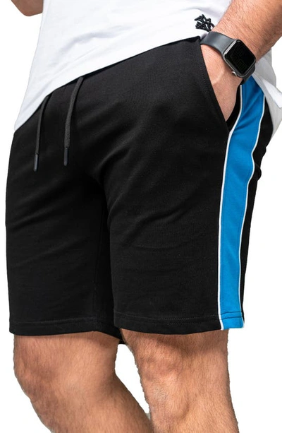 Maceoo On Track Shorts In Black