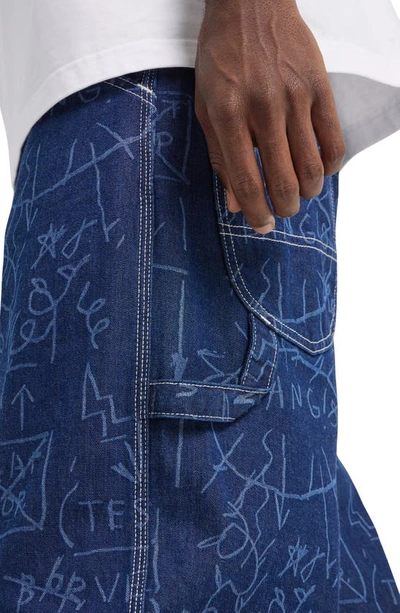 Shop Lee X Basquiat Print Jeans In Rinse