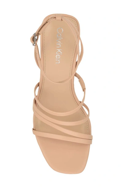 Shop Calvin Klein Norra Ankle Strap Sandal In Light Pink