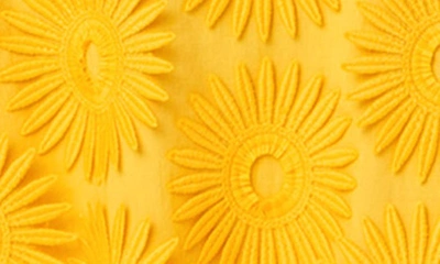 Shop Akris Punto Hello Sunshine Embroidered Floral Appliqué Cotton Sheath Dress