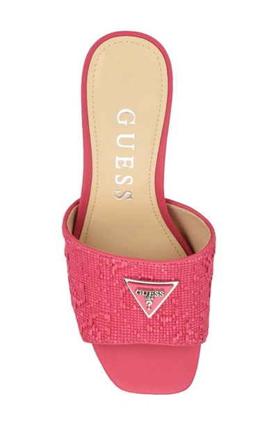 Shop Guess Gable Slide Sandal In Medium Pink