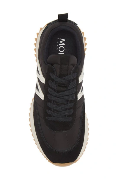 Shop Moncler Pacey Low Top Sneaker In Black