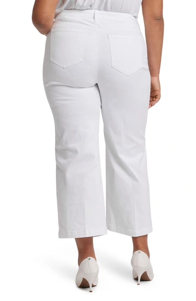 Nydj Teresa Ankle Wide Leg Jeans In Optic White