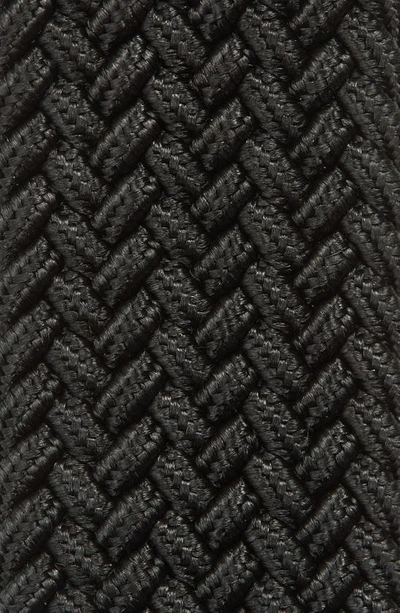 Travis Mathew Monochromatic Woven Belt In Black