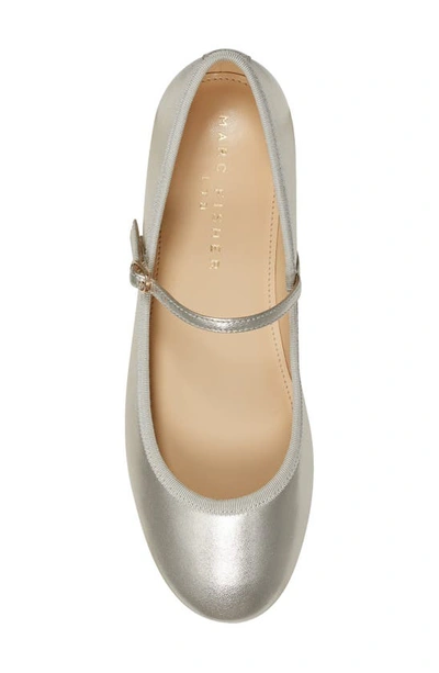Shop Marc Fisher Ltd Espina Mary Jane Flat In Gold