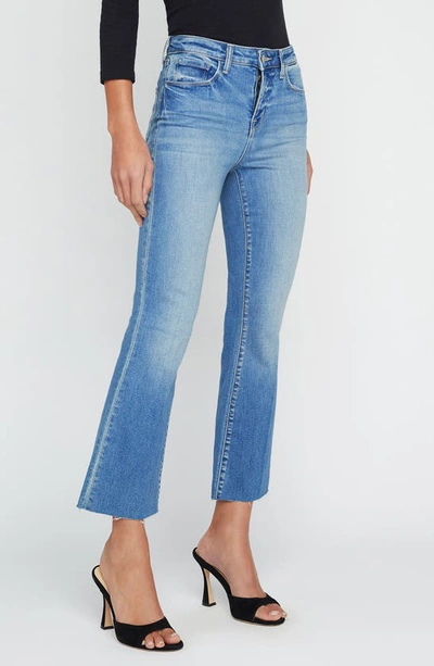 Shop L Agence Kendra High Waist Crop Flare Jeans In Alameda