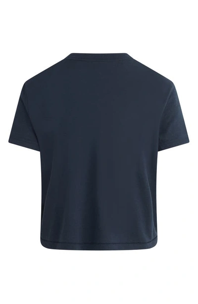 Favorite Daughter Cropped Collegiate T-shirt In Blue
