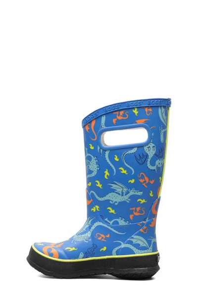 Shop Bogs Kids' Classic Rain Boot In Blue Multi