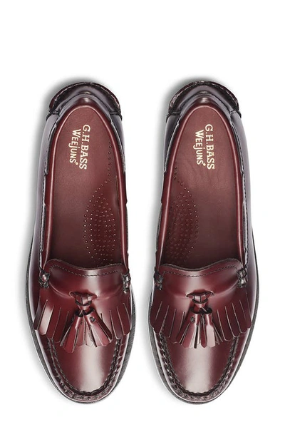 Shop G.h.bass Esther Kiltie Weejuns® Loafer In Wine