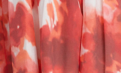 Shop Bardot Junior Kids' Marla Puff Sleeve Tie Back Minidress In Poppy Red