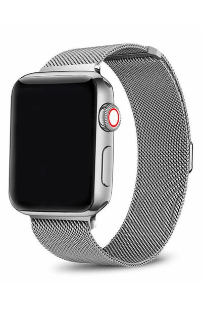 Shop The Posh Tech Infinity Stainless Steel Apple Watch® Watchband In Silver