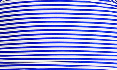 Sea Level Varsity Cross Front Multifit Tankini Top In Cobalt