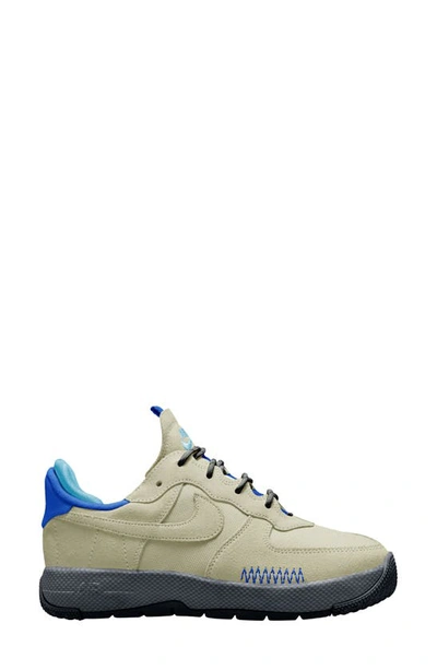 Shop Nike Air Force 1 Wild Hiking Sneaker In Olive Aura/ Racer Blue/ Blue