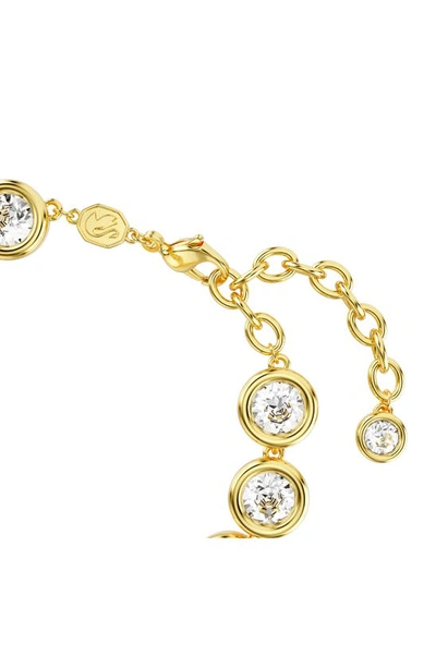 Shop Swarovski Imber Crystal Bracelet In Gold
